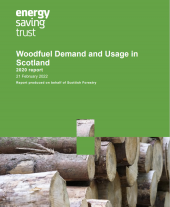 Woodfuel Demand and Usage in Scotland 2020 report